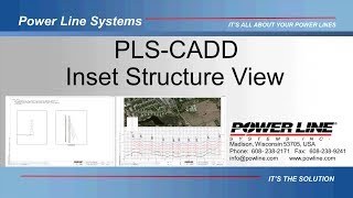 PLS-CADD Inset Structure View