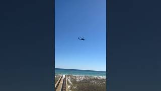 Navy helicopter flyby at Pensacola Beach - Florida. The day after IAN struck land!