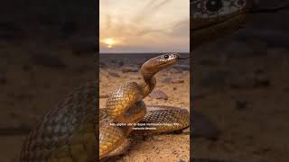 Taipan Pedalaman(Oxyuranus microlepidotus) atau inland taipan@rudichanell#20#viral