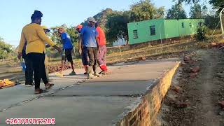 Slab YekuSuswe Church yakapera kuitwa. l thank God for this hardworking team.