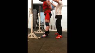 160KG x 3 SQUAT (WRAPS ONLY)