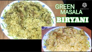 Hotel Style  mutton Green Masala Biryani Spicy Recipe by TasmiyasKitchen