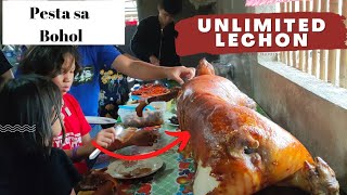 Ganito Ang Fiesta sa Bohol | Unlimited Lechon 😲 #boholfiesta2022