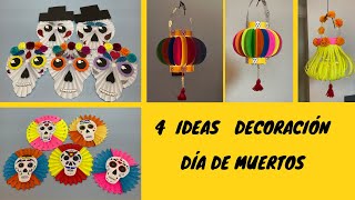 Día de muertos, decoración muy económica.