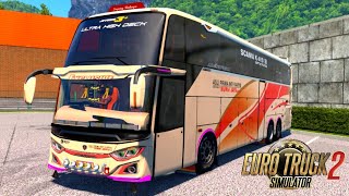 Luxury Bus Drive On Dangerous Road | Euro Truck Simulator 2 | ETS2