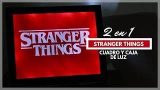 DIY - caja de luz stranger things