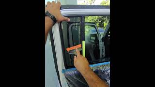 20% on top of factory glass jeep wrangler window tinting