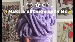 ✨️Crochet a cushion with me ✨️🎀