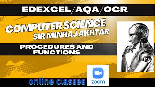 AQA COMPUTER SCIENCE - PROCEDURES AND FUNCTIONS-PYTHON