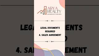 Legal Documents Required 4. Sales Agreement