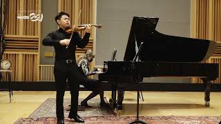 Eric Chen performs Franck's Violin Sonata in A Major, FWV. 8, Ben moderato: Recitativo-Fantasia