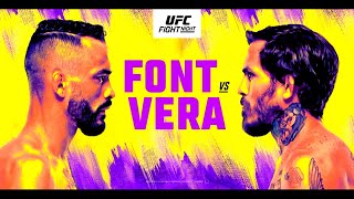 UFC FIGHT NIGHT: FONT VS VERA FULL CARD PREDICTIONS | BREAKDOWN #155