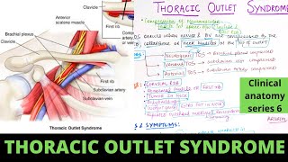 Thoracic Outlet Syndrome | CLINICAL ANATOMY SERIES 6 | Suyash Shukla