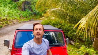 Dominica - Jeep Wrangler 4x4 offroad on the Caribbean island of Dominica