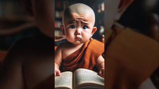 cute monk exams ka darr# cute monk studying and crying