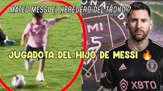 Mira la JUGADOTA que hizo Mateo Messi en el Inter de Miami ! El heredero del trono 🔥