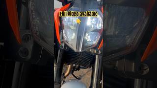 Duke 250 gen 3 LED HEADLIGHT....#shortvideo #shorts #ktm #headlight