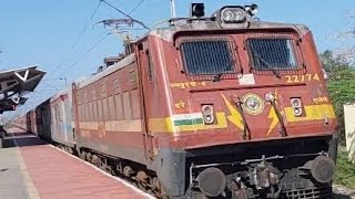 First commercial LHB run of #22614 AYC RMM Shradha Sethu SF Express | Indian Railways |