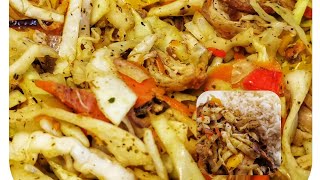 Healthy delicious cabbage with Chicken stir fry