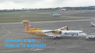 TRIP REPORT: Aurigny ATR72 Flight from Dublin to Guernsey on the GR687