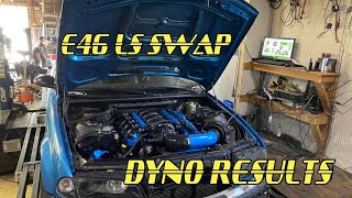 LS SWAPPED E46 HITS THE DYNO.... (dyno results)