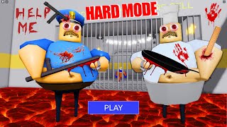 BARRY CHIEF GONE CRAZY! HARD MODE Roblox Barry's Prison Run FULL GAME