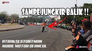 NONTON ATRAKSI MOTOR / MOBIL DI ANCOL GOKIL BANGET !!