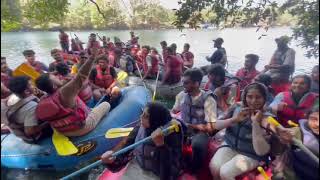 Tourist Enjoying Their Trip In Kali River #dandeli #video #trending