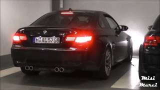 10+ BMW M Models in Parking Garage - M3, M6, X5M, X6M etc