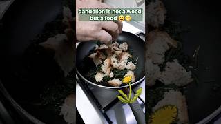 fried dandelion😆🌼🍽