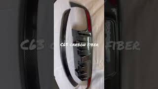 Mercedes C63 AMG CARBON FIBER Lip Spoiler Kit