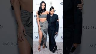 Kim Kardashian and North at the Fashion Los Angeles Awards #kimkardashian #northwest #shorts #viral