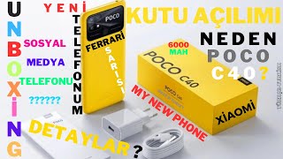 XİAOMİ POCO C40 KUTU AÇILIMI & UNBOXİNG XİAOMİ POCO C40