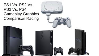 PS1 Vs. PS2 Vs. PS3 Vs. PS4 Gameplay Graphics Comparison Racing [1080p HD]