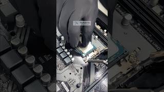 ASMR intel i7 14700F CPU installation #shorts