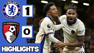 🔵 Sancho DEBUT. Chelsea vs Bournemouth (1-0) HIGHLIGHTs | Nkunku goal, Sanchez Penalty SAVE