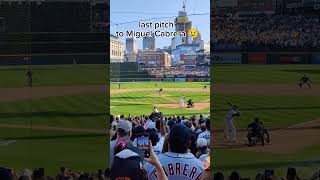 last pitch ever to Miguel Cabrera! #shorts #baseball #goat