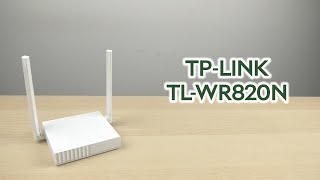 Розпаковка TP-LINK TL-WR820N