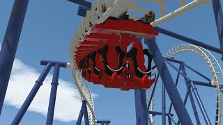 Golden Wings  Happy Valley Beijing China Vekoma SLC Shenlin extra spiral - Nolimits coaster 2