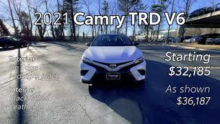 2021 Camry TRD V6 Walk Around