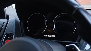 6WA Black Panel Cluster Retrofit On My BMW M135i