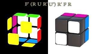 Solving Rubik's cube 2x2x2: II step (7/7)