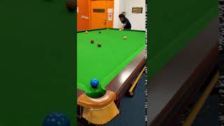 Can he pot the ball? | playing snooker  #shorts