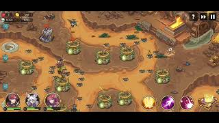 Kingdom war: TD offline games Level 18 Hell difficulty 3 stars guide The lurking Danger