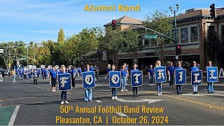 Alumni Band, 50th Annual Foothill Band Review, October 26, 2024