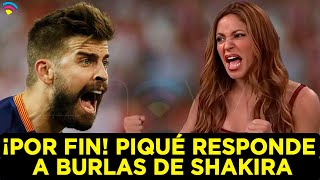 También saca provecho del divorcio y así le responde Pique a Shakira