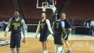 Golden Eagles take to the floor in Greenville ahead of Friday's NCAA Test