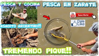 Pesca y cocina/pesca en zarate! Parte 1