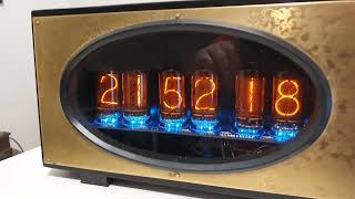 Nixie Electronic Clock Iantar Box