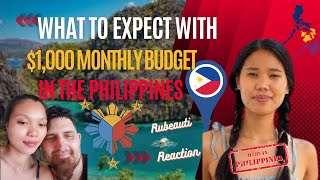 | What To Expect With $1,000 Monthly Budget | | In The Philippines |  | Rubeauti Reaction |